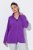 Ulla Popken 796970 Leichte Fleecejacke Dunkellila - Fleecekleidung - 