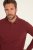 JP1880 Polo Shirt Long Sleeve Piqué Red - Polo-shirts für herren - Polo-Shirts für Herren in großen Größen