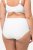 Ulla Popken 800279 Gestreifte Slips 2er-Pack Weiß - Slips - 