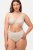 Ulla Popken 800279 Gestreifte Slips 2er-Pack Wollweiß - Slips - 