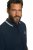 JP1880 802789 Poloshirt mit weißem Kontrastkragen Dunkelblau - Polo-shirts für herren - Polo-Shirts für Herren in großen Größen