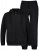 JP1880 802934 Jogginganzug mit Kapuzenjacke und Hose Schwarz - Trainingsanzüge - Trainingsanzüge/Jogginganzüge herren große größen
