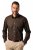 JP1880 Shirt Business Long Sleeve Brown - Herrenhemden - Herrenhemden in großen Größen
