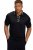 JP1880 Jay-Pi Golf Polo Shirt Black - Sportbekleidung & outdoor - Sportbekleidung in große größen für herren