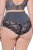 Ulla Popken 809385 Shaping-Slip mit Spitze Anthrazit - Shapewear - 