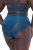 Ulla Popken 809385 Shaping-Slip mit Spitze Petrol - Shapewear - 