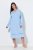 Ulla Popken 810581 Nachthemd mit Spitze Hellblau - Nachthemden - 