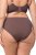 Ulla Popken 811602 Slips mit Spitze Braun - Slips - 