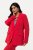 Ulla Popken 811944 Klassischer Blazer Rot - Blazer - Blazer in großen Größen für Damen