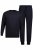 JP1880 Pyjamas Two-piece Long Sleeve and Long Trousers Navy - Herrenunterwäsche & bademode - Herrenunterwäsche & Bademode in großen Größen