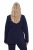 Ulla Popken 812754 Jerseyblazer aus Punto di Roma Dunkelblau - Blazer - Blazer in großen Größen für Damen