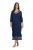 Ulla Popken 815333 Nachthemd Dunkelblau - Nachthemden - 