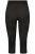 Ulla Popken 815580 3/4-Strumpfleggings mit Oberschenkelschutz 80 den Schwarz - Strumpfhosen & Socken - 