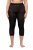 Ulla Popken 815580 3/4-Strumpfleggings mit Oberschenkelschutz 80 den Schwarz - Strumpfhosen & Socken - 