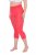 Ulla Popken 815580 3/4-Strumpfleggings mit Oberschenkelschutz 80 den Hellrot - Strumpfhosen & Socken - 
