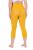 Ulla Popken 815580 3/4-Strumpfleggings mit Oberschenkelschutz 80 den Senfgelb - Strumpfhosen & Socken - 