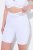 Ulla Popken 816440 Shaping-Shorts mit hoher Taille Weiß - Shapewear - 