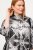 Ulla Popken 816673 Oversize-Jacquardblazer mit 3/4-Ärmeln Schwarz - Blazer - Blazer in großen Größen für Damen