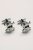 JP1880 816868 Manschettenknöpfe mit Totenkopf Silbergrau - Schmuck - 
