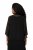 Ulla Popken 817211 Oversize-Chiffonjacke mit Schalkragen Schwarz - Jacken - Damenjacken in großen Größen