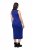 Ulla Popken 817591 Strickkleid mit V-Ausschnitt Blau - Strickkleider - 