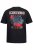JP1880 Scorpions Blackout Graphic Comfort Fit Band T-Shirt Black - Herren-T-shirts - Herren-T-Shirts in großen Größen