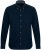 JP1880 Modern Fit Buttoned Collar Cotton Shirt Navy Blue - Herrenhemden - Herrenhemden in großen Größen