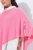 Ulla Popken 820512 Strickponcho aus Wollmix mit V-Ausschnitt Hellrosa - Ponchos & Capes - 