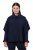 Ulla Popken 820620 Poncho-Pullover mit Rollkragen Dunkelblau - Ponchos & Capes - 