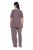 Ulla Popken 821244 Pyjama mit Punkten Braun - Pyjama/Loungewear - 