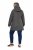 Ulla Popken 821737 Wattierter HYPRAR Parka mit Kapuze Dunkelgrau meliert - Jacken - Damenjacken in großen Größen