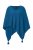 Ulla Popken Knit Pointed Hem Poncho Cerulean - Hoodies & Sweatshirts - Kuschelige Sweatshirts & Strick