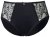Ulla Popken 822864 Geblümte Slips mit Spitze Schwarz - Slips - 