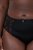 Ulla Popken 822864 Geblümte Slips mit Spitze Schwarz - Slips - 