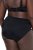 Ulla Popken 822864 Geblümte Slips mit Spitze Schwarz - Slips - 