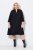 Ulla Popken 823290 Midikleid mit V-Ausschnitt Schwarz - Midikleider - Midikleider für Damen in großen Größen