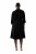Ulla Popken 823290 Midikleid mit V-Ausschnitt Schwarz - Midikleider - Midikleider für Damen in großen Größen