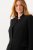 Ulla Popken 823318 Blazer mit Stehkragen Schwarz - Blazer - Blazer in großen Größen für Damen