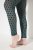 Ulla Popken 823383 Gepunktete Strumpfleggings Oliv - Strumpfhosen & Socken - 