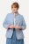 Ulla Popken 823538 Blazer aus Leinenmix mit Stehkragen Hellblau - Blazer - Blazer in großen Größen für Damen