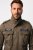 JP1880 Field Jacket with Badges Vintage Look TALL Moss Green - TALL jacken - TALL Jacken für große Herren