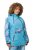 Ulla Popken 824429 Marmorierte Skijacke mit Dreifach-Funktion Blau - Skibekleidung - 