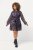 Ulla Popken 824976 Gemustertes Kleid Dunkelblau - Midikleider - Midikleider für Damen in großen Größen