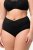 Ulla Popken 825676 Shaping-Slip mit hoher Taille Schwarz - Shapewear - 