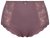 Ulla Popken 825788 Slips mit hoher Taille und Spitze Braun - Slips - 