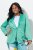 Ulla Popken 826161 Strukturierter Blazer Grün - Blazer - Blazer in großen Größen für Damen