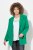 Ulla Popken 826487 Oversize-Blazer mit Pattentaschen Smaragdgrün - Blazer - Blazer in großen Größen für Damen