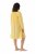 Ulla Popken 827653 Gestreiftes Kleid Gelb - Midikleider - Midikleider für Damen in großen Größen