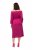 Ulla Popken 827740 Jerseykleid mit 3/4-Ärmeln Rosa - Midikleider - Midikleider für Damen in großen Größen