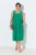 Ulla Popken 827908 Ärmelloses Jerseykleid Grün - Jerseykleider - 